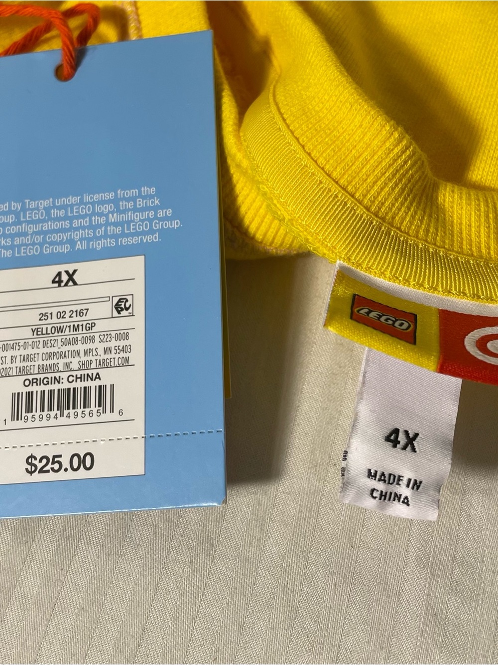 Lego Women's Bright Yellow Crewneck Sweatshirt - Picture 3 of 11